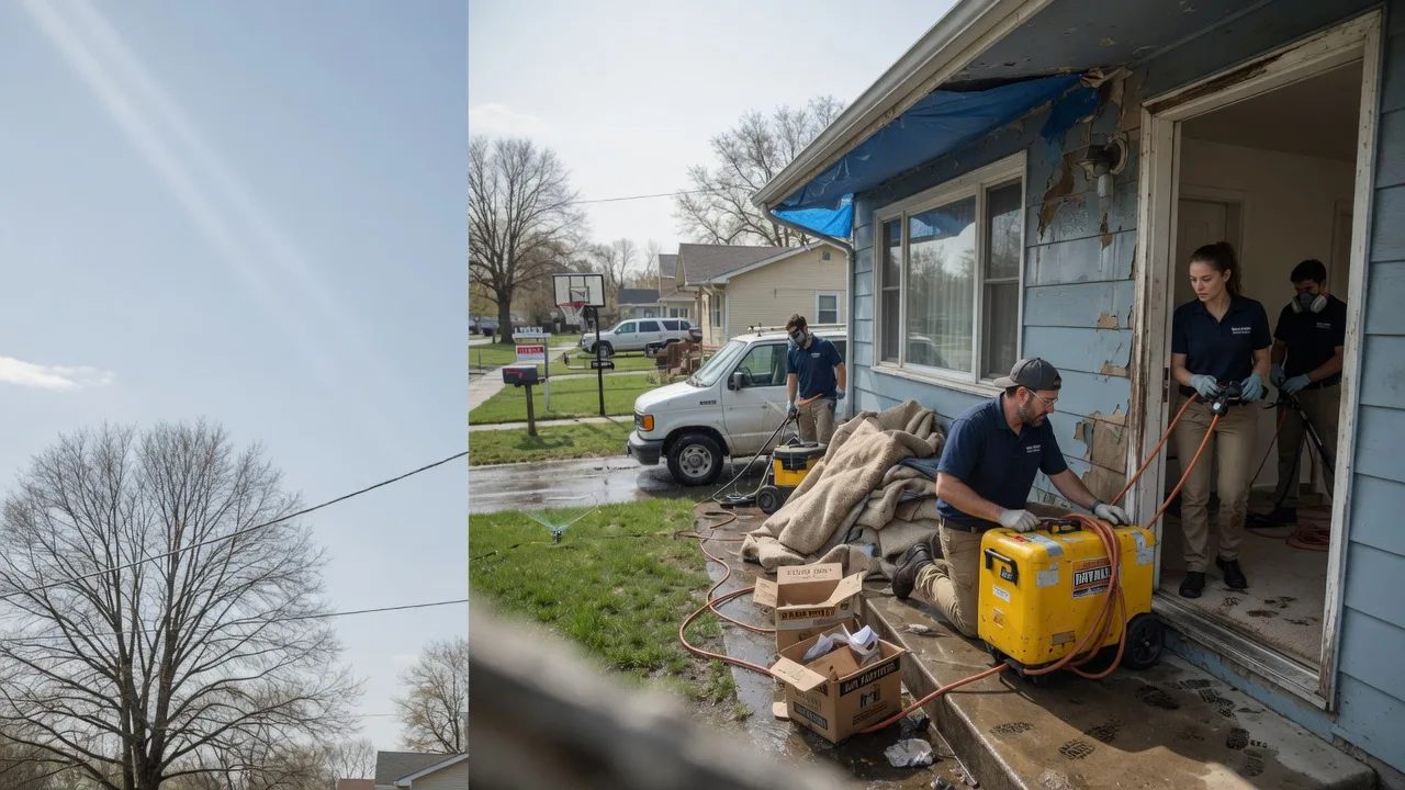 Basement Flood Cleanup in Hazel Crest, IL near me